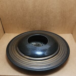 Black and Gold Decorative Frog Bowl